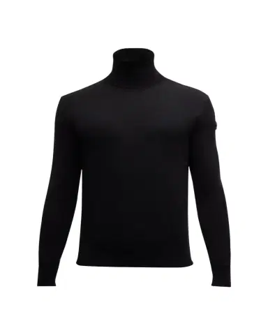 Moncler Men's Solid Wool Turtleneck Sweater | Thumbnail 1 Moncler Men's Solid Wool Turtleneck Sweater | Thumbnail 1