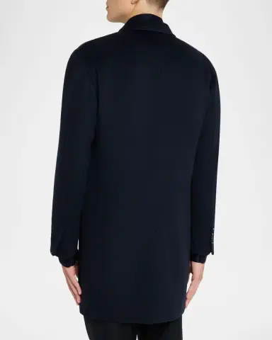Brioni Men's Wool and Cashmere Double-Face Top Coat | Thumbnail 2 Brioni Men's Wool and Cashmere Double-Face Top Coat | Thumbnail 2