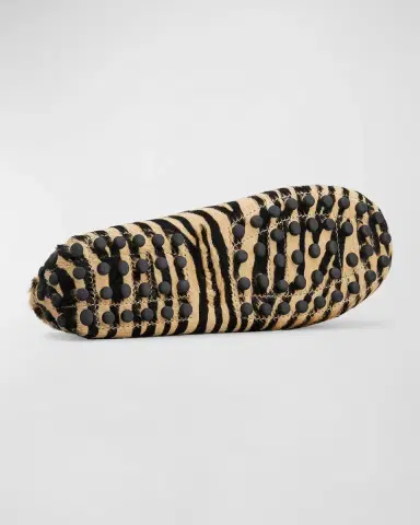 Tod 's Gommino Calf Hair Penny Driver Loafers | Thumbnail 5 Tod 's Gommino Calf Hair Penny Driver Loafers | Thumbnail 5