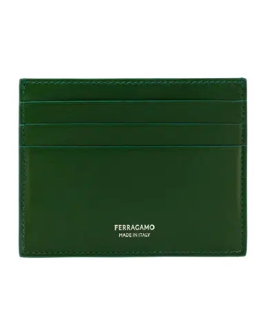 Ferragamo Men's Florence Leather Card Case | Thumbnail 1 Ferragamo Men's Florence Leather Card Case | Thumbnail 1