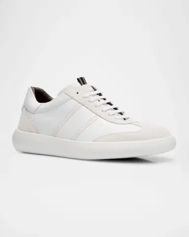 Brioni New Cassette Mixed Leather Sneakers | Thumbnail 3 Brioni New Cassette Mixed Leather Sneakers | Thumbnail 3