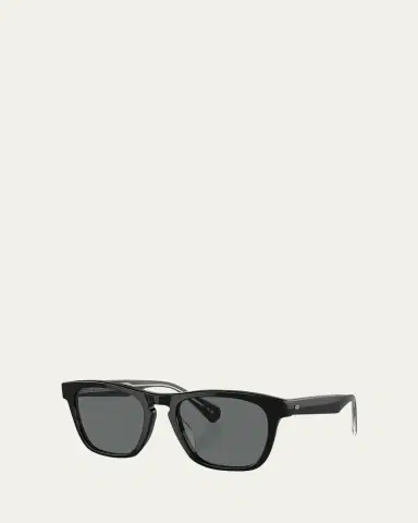 Oliver Peoples x Roger Federer Men's R-3 Polarized Acetate Square Sunglasses | Thumbnail 2 Oliver Peoples x Roger Federer Men's R-3 Polarized Acetate Square Sunglasses | Thumbnail 2