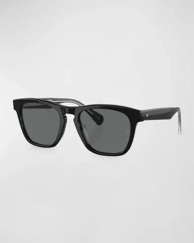 Oliver Peoples x Roger Federer Men's R-3 Polarized Acetate Square Sunglasses | Thumbnail 5 Oliver Peoples x Roger Federer Men's R-3 Polarized Acetate Square Sunglasses | Thumbnail 5