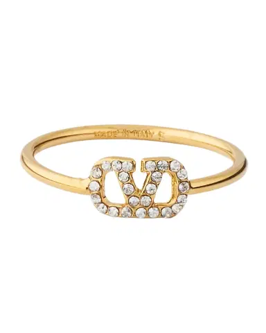 Valentino Garavani VLogo Signature Strass Ring | Thumbnail 1 Valentino Garavani VLogo Signature Strass Ring | Thumbnail 1