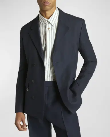 Jacquemus Men 's Double-Breasted Blazer | Thumbnail 2 Jacquemus Men 's Double-Breasted Blazer | Thumbnail 2