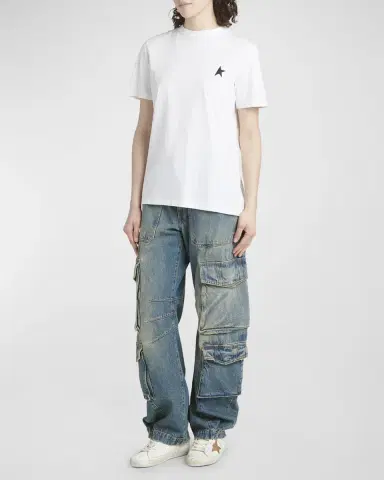 Golden Goose Star Crewneck T-Shirt | Thumbnail 2 Golden Goose Star Crewneck T-Shirt | Thumbnail 2