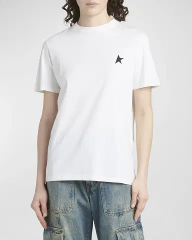 Golden Goose Star Crewneck T-Shirt | Thumbnail 4 Golden Goose Star Crewneck T-Shirt | Thumbnail 4