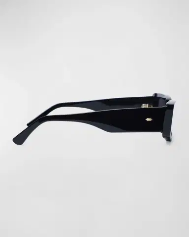 KIMEZE Concept 1 Black Acetate Cat-Eye Sunglasses | Thumbnail 2 KIMEZE Concept 1 Black Acetate Cat-Eye Sunglasses | Thumbnail 2