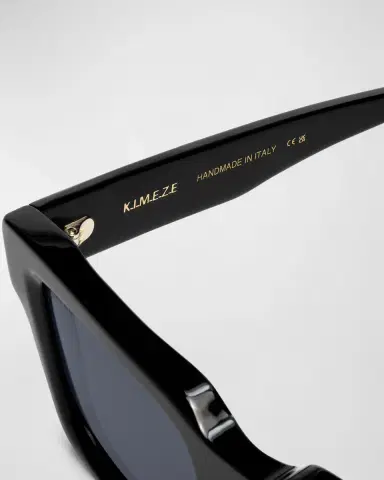KIMEZE Concept 1 Black Acetate Cat-Eye Sunglasses | Thumbnail 4 KIMEZE Concept 1 Black Acetate Cat-Eye Sunglasses | Thumbnail 4