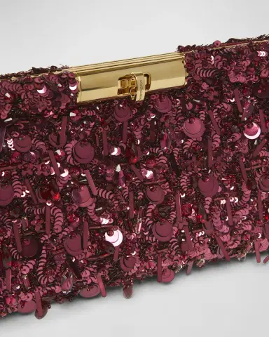 Dolce & Gabbana Marlene Sequined Clutch Bag | Thumbnail 4 Dolce & Gabbana Marlene Sequined Clutch Bag | Thumbnail 4