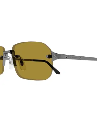 Cartier Men 's Metal Rimless Rectangle Sunglasses | Thumbnail 1 Cartier Men 's Metal Rimless Rectangle Sunglasses | Thumbnail 1