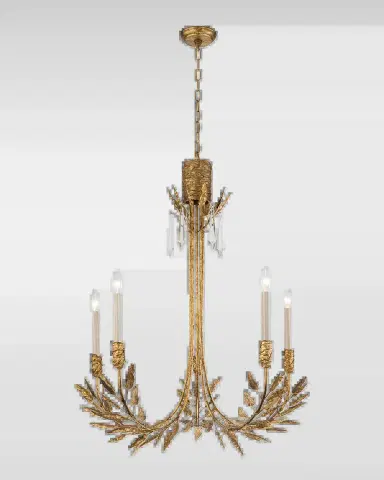 Lucas McKearn Palm d 'Or 5-Light Chandelier | Thumbnail 2 Lucas McKearn Palm d 'Or 5-Light Chandelier | Thumbnail 2
