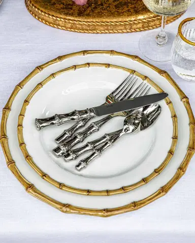 Juliska Bamboo 5-Piece Flatware Set | Thumbnail 1 Juliska Bamboo 5-Piece Flatware Set | Thumbnail 1
