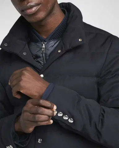 Moncler Men's Bess Down Blazer Jacket | Thumbnail 6 Moncler Men's Bess Down Blazer Jacket | Thumbnail 6