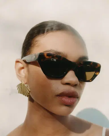 KIMEZE Concept 3 Havana Acetate Cat-Eye Sunglasses | Thumbnail 5 KIMEZE Concept 3 Havana Acetate Cat-Eye Sunglasses | Thumbnail 5