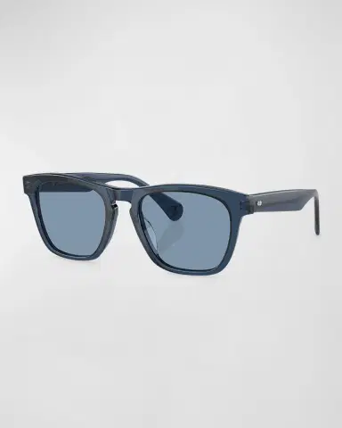 Oliver Peoples Men's R-3 Acetate Square Sunglasses | Thumbnail 2 Oliver Peoples Men's R-3 Acetate Square Sunglasses | Thumbnail 2