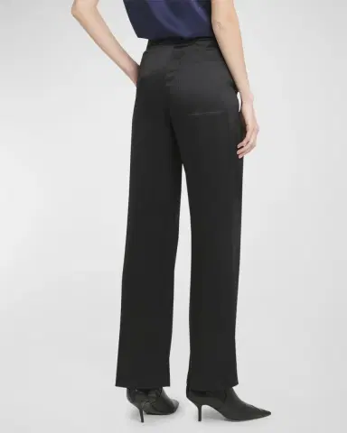 Giorgio Armani Silk Wide-Leg Trousers | Thumbnail 2 Giorgio Armani Silk Wide-Leg Trousers | Thumbnail 2
