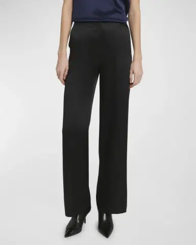 Giorgio Armani Silk Wide-Leg Trousers | Thumbnail 3 Giorgio Armani Silk Wide-Leg Trousers | Thumbnail 3
