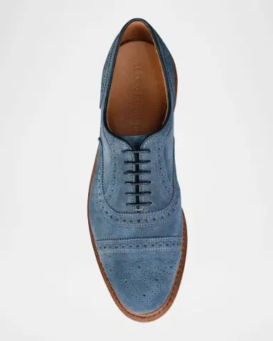 Allen Edmonds Men's Strandmok Suede Cap-Toe Oxfords | Thumbnail 3 Allen Edmonds Men's Strandmok Suede Cap-Toe Oxfords | Thumbnail 3