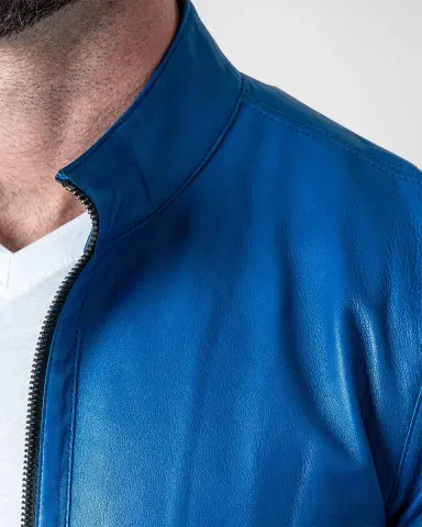 Maceoo Men's Reversible Leather Lab Jacket | Thumbnail 2 Maceoo Men's Reversible Leather Lab Jacket | Thumbnail 2