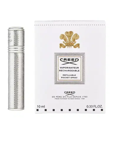 CREED Empty Silver Refillable Pocket Spray Case, 0.33 oz. | Thumbnail 1 CREED Empty Silver Refillable Pocket Spray Case, 0.33 oz. | Thumbnail 1