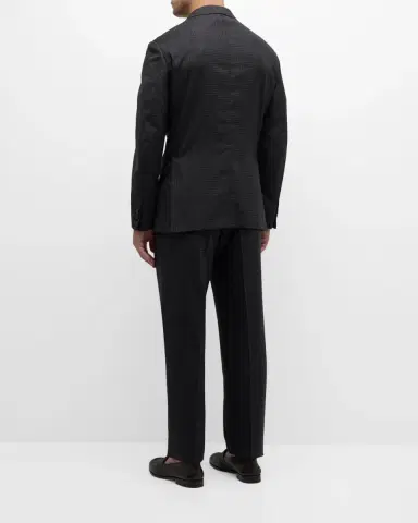 Brioni Men's Wool Houndstooth Suit | Thumbnail 2 Brioni Men's Wool Houndstooth Suit | Thumbnail 2