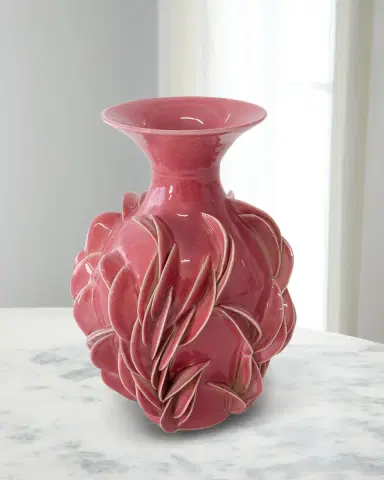 LORENE CAVAGNA CERAMIQUE Nebuleuse Stoneware Vase, 12" | Thumbnail 4 LORENE CAVAGNA CERAMIQUE Nebuleuse Stoneware Vase, 12" | Thumbnail 4