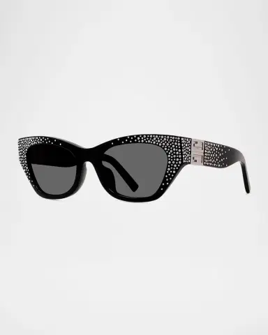 Givenchy GV4019ISW Embellished Acetate Cat-Eye Sunglasses | Thumbnail 2 Givenchy GV4019ISW Embellished Acetate Cat-Eye Sunglasses | Thumbnail 2
