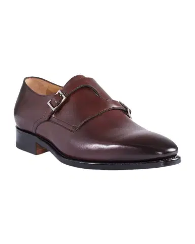 Paul Stuart Men's Samson Leather Monk Strap Loafers | Thumbnail 1 Paul Stuart Men's Samson Leather Monk Strap Loafers | Thumbnail 1