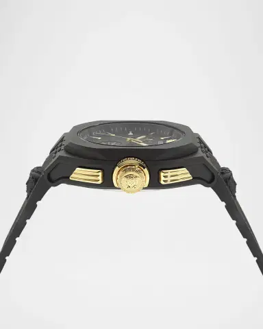 Versace V-Legend Chrono TPU-Strap Watch, 44mm | Thumbnail 3 Versace V-Legend Chrono TPU-Strap Watch, 44mm | Thumbnail 3
