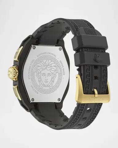 Versace V-Legend Chrono TPU-Strap Watch, 44mm | Thumbnail 4 Versace V-Legend Chrono TPU-Strap Watch, 44mm | Thumbnail 4