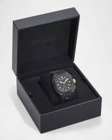 Versace V-Legend Chrono TPU-Strap Watch, 44mm | Thumbnail 5 Versace V-Legend Chrono TPU-Strap Watch, 44mm | Thumbnail 5