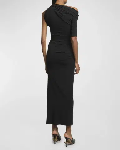 Jacquemus Long Draped Dress | Thumbnail 4 Jacquemus Long Draped Dress | Thumbnail 4