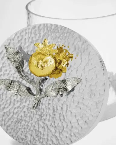 Michael Aram Pomegranate Silver & Gold Extra Small Canister | Thumbnail 2 Michael Aram Pomegranate Silver & Gold Extra Small Canister | Thumbnail 2