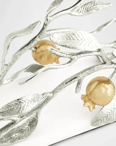 Michael Aram Pomegranate Silver & Gold Vertical Napkin Holder | Thumbnail 4 Michael Aram Pomegranate Silver & Gold Vertical Napkin Holder | Thumbnail 4
