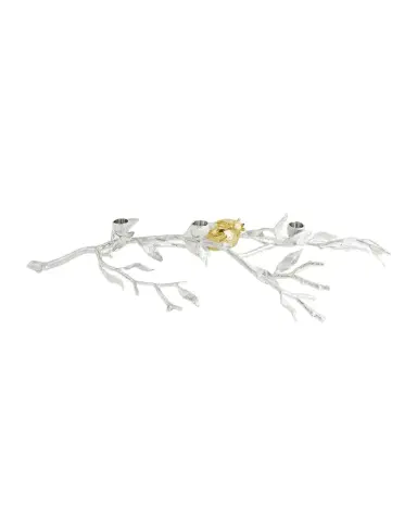 Michael Aram Pomegranate Silver & Gold Low Candleholders | Thumbnail 1 Michael Aram Pomegranate Silver & Gold Low Candleholders | Thumbnail 1
