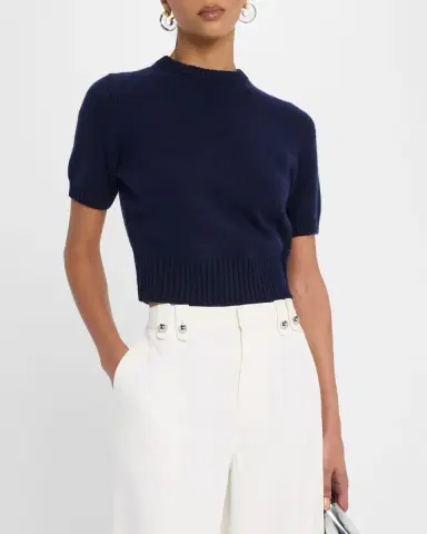 Toccin Elsie Short-Sleeve Sweater | Thumbnail 3 Toccin Elsie Short-Sleeve Sweater | Thumbnail 3