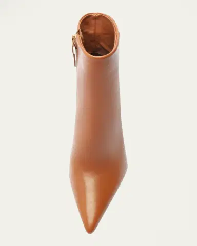 Schutz Mikki Leather Stiletto Zip Booties | Thumbnail 4 Schutz Mikki Leather Stiletto Zip Booties | Thumbnail 4