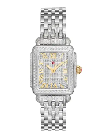 Michele Special Edition Deco Madison Mid Diamond Ultimate Pave Watch | Thumbnail 1 Michele Special Edition Deco Madison Mid Diamond Ultimate Pave Watch | Thumbnail 1