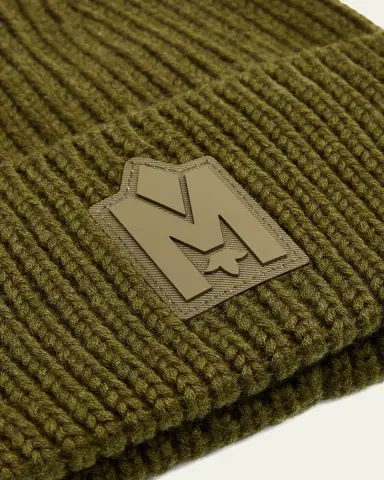 Mackage Men's M-Logo Patch Beanie Hat | Thumbnail 2 Mackage Men's M-Logo Patch Beanie Hat | Thumbnail 2