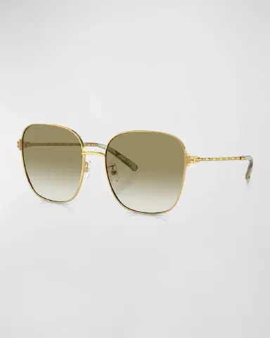 Tory Burch Twisted Gradient Metal Square Sunglasses | Thumbnail 2 Tory Burch Twisted Gradient Metal Square Sunglasses | Thumbnail 2