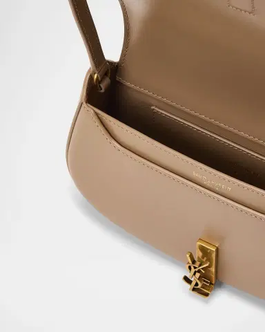 Saint Laurent Voltaire Mini YSL Flap Leather Shoulder Bag | Thumbnail 3 Saint Laurent Voltaire Mini YSL Flap Leather Shoulder Bag | Thumbnail 3