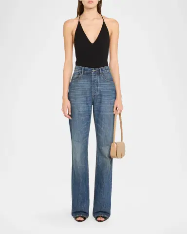 Saint Laurent Voltaire Mini YSL Flap Leather Shoulder Bag | Thumbnail 4 Saint Laurent Voltaire Mini YSL Flap Leather Shoulder Bag | Thumbnail 4