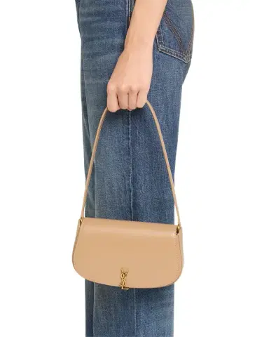 Saint Laurent Voltaire Mini YSL Flap Leather Shoulder Bag | Thumbnail 1 Saint Laurent Voltaire Mini YSL Flap Leather Shoulder Bag | Thumbnail 1
