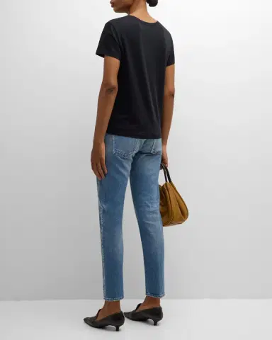 MOUSSY VINTAGE Kendall Tapered Cropped Jeans | Thumbnail 3 MOUSSY VINTAGE Kendall Tapered Cropped Jeans | Thumbnail 3
