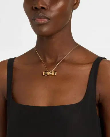 Versace Medusa Bow Necklace | Thumbnail 2 Versace Medusa Bow Necklace | Thumbnail 2
