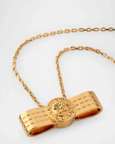 Versace Medusa Bow Necklace | Thumbnail 3 Versace Medusa Bow Necklace | Thumbnail 3