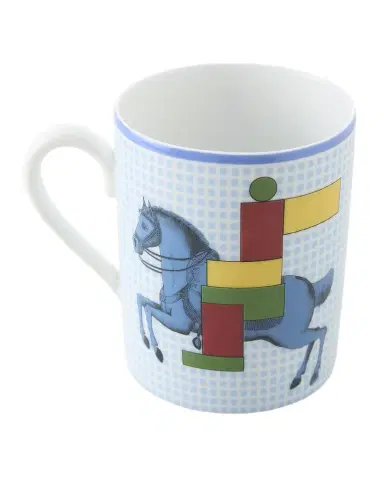 Hermes Cavalier En Formes N1 Bleu Mug | Thumbnail 1 Hermes Cavalier En Formes N1 Bleu Mug | Thumbnail 1