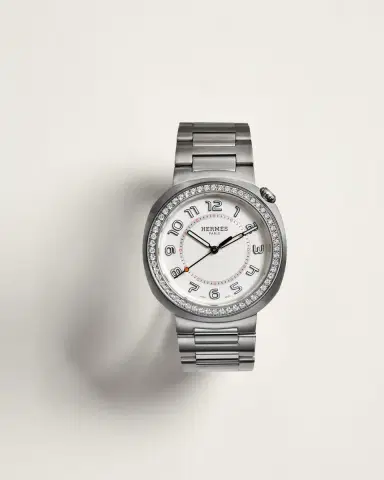 HERMÈS Hermès Cut Diamond Watch, 36 mm | Thumbnail 4 HERMÈS Hermès Cut Diamond Watch, 36 mm | Thumbnail 4