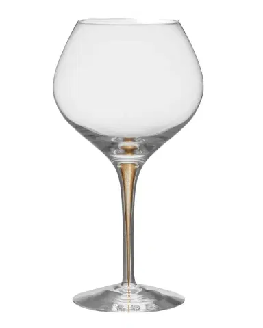 Orrefors Intermezzo Gold Bouquet Wine Glasses, Set of 2 | Thumbnail 1 Orrefors Intermezzo Gold Bouquet Wine Glasses, Set of 2 | Thumbnail 1